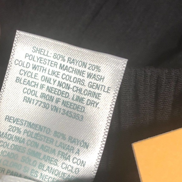 NEW Kona Sol Swim Cover Up Pants Tie Front Side Split Black Size Medium 8 - 10 - Picture 8 of 8